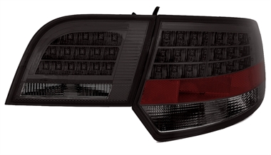 VOLL LED Upgrade Design Rückleuchten für Audi A3 8P 03-08 schwarz/rauch