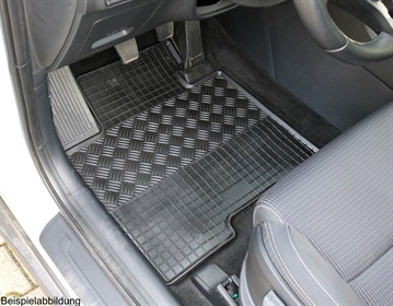 ZCLINKO Kompatibel mit Ford Fiesta MK7 2008-2012 Antirutschmatten  Gummimatten für Mittelkonsole,Armlehne  Aufbewahrung,Becherhalter,Türschlitz,Auto
