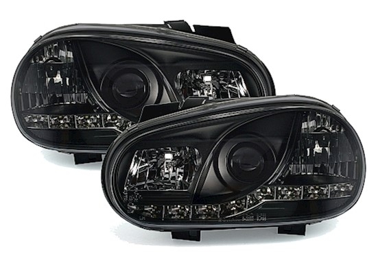 Scheinwerfer Golf 4 R32 Fronten schwarz