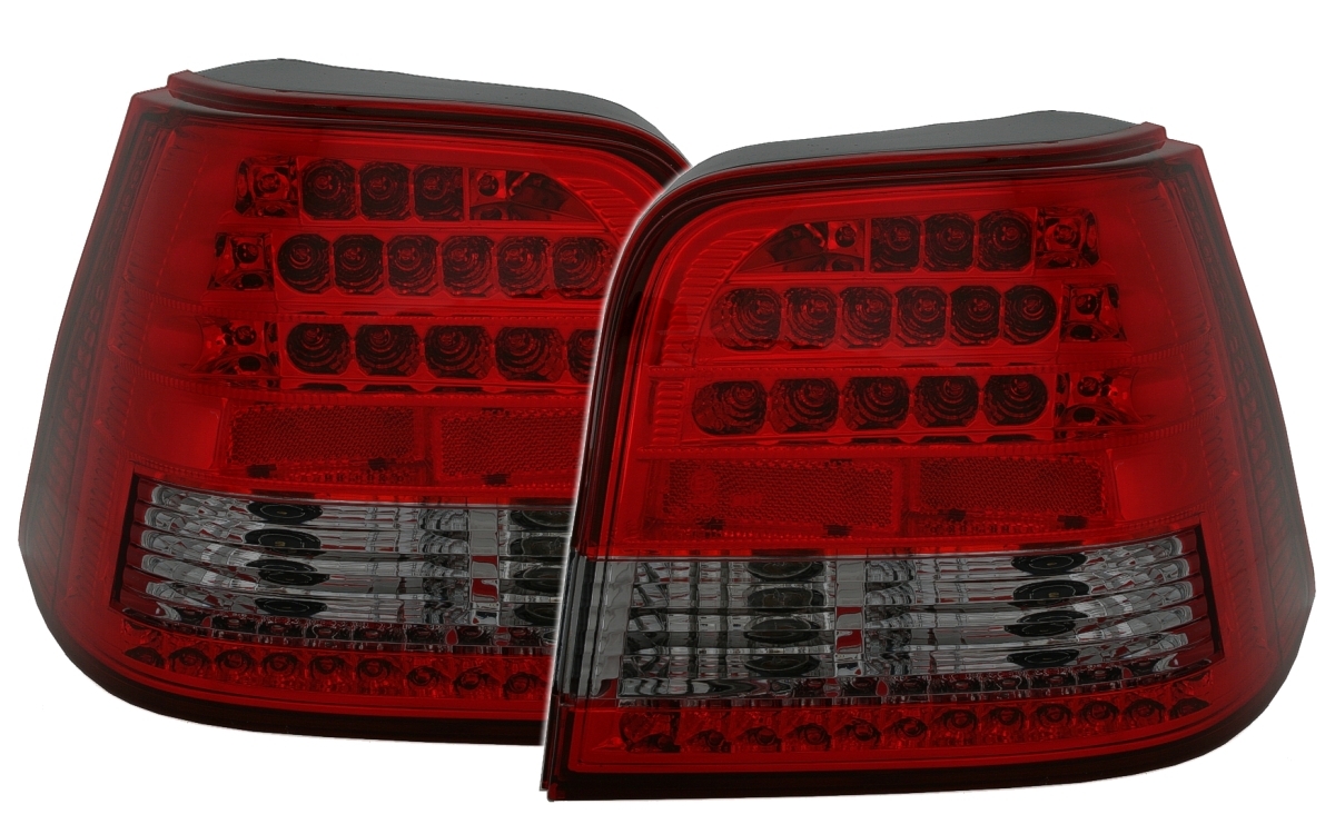 Set Rückleuchten Heckleuchten Rot Smoke klarglas 4-Türer für VW