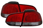 LED Rückleuchten Set für VW Golf 6 in Rot Smoke