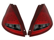 LED Rückleuchten für Ford Fiesta 7 in Rot-Smoke