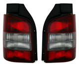 Rückleuchten Set für VW Bus T5 in Rot-Schwarz