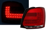 LED Rückleuchten für VW Polo 6R in Rot-Weiß